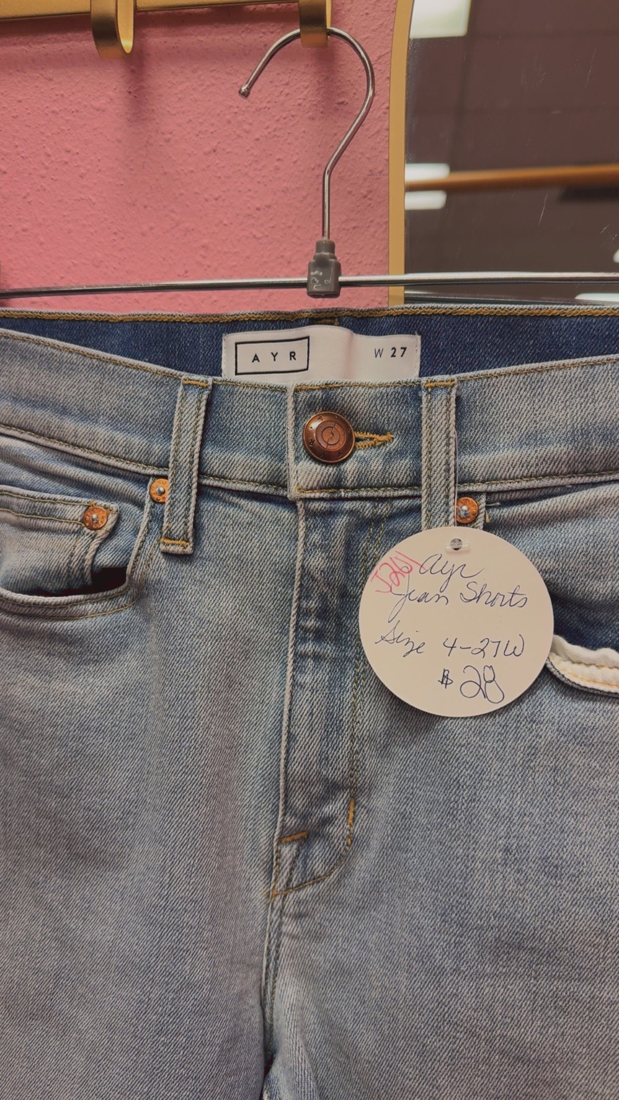AYR Denim Shorts Size 4/27