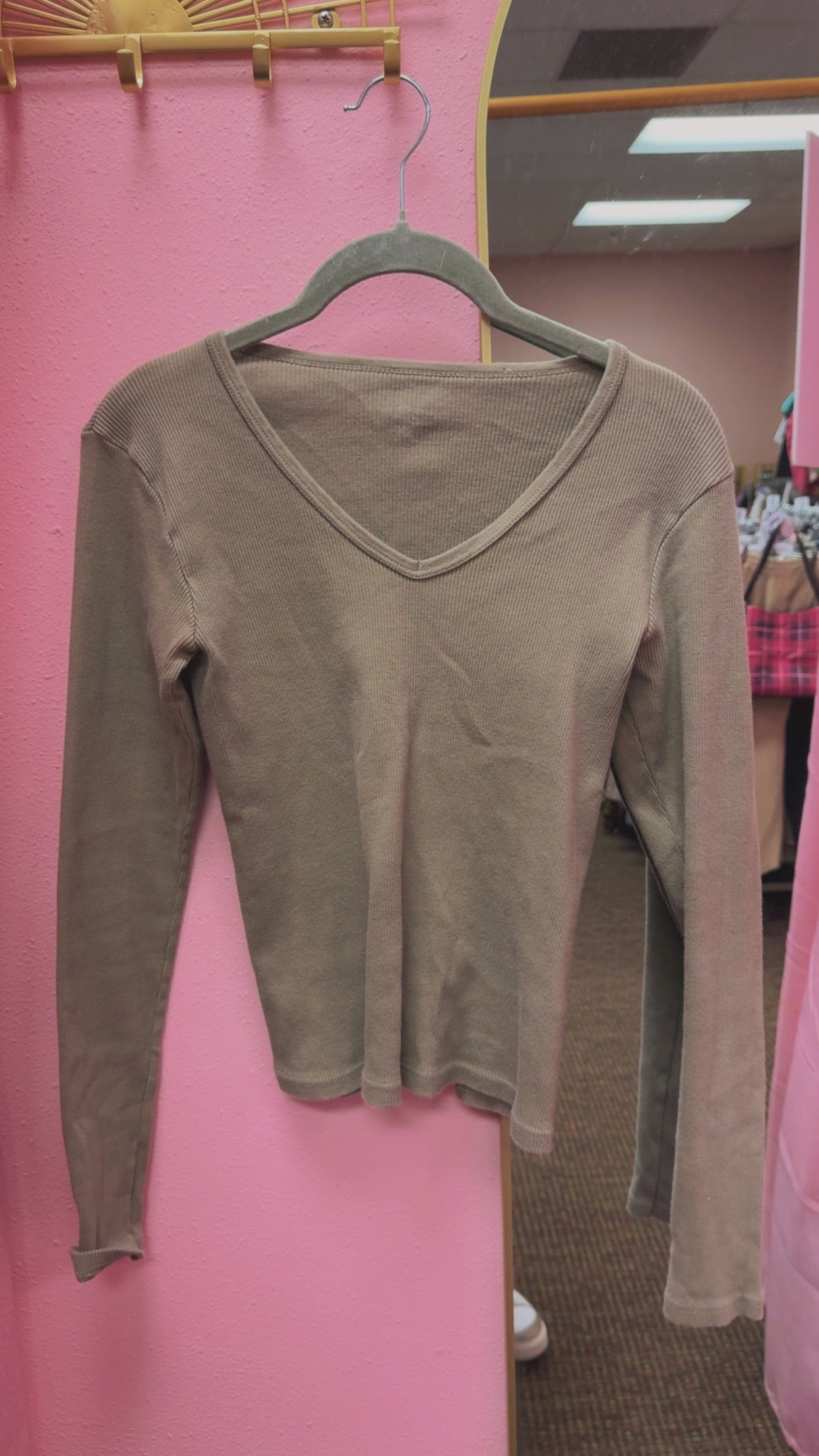 Brandy Melville John Galt Long Sleeve - One Size