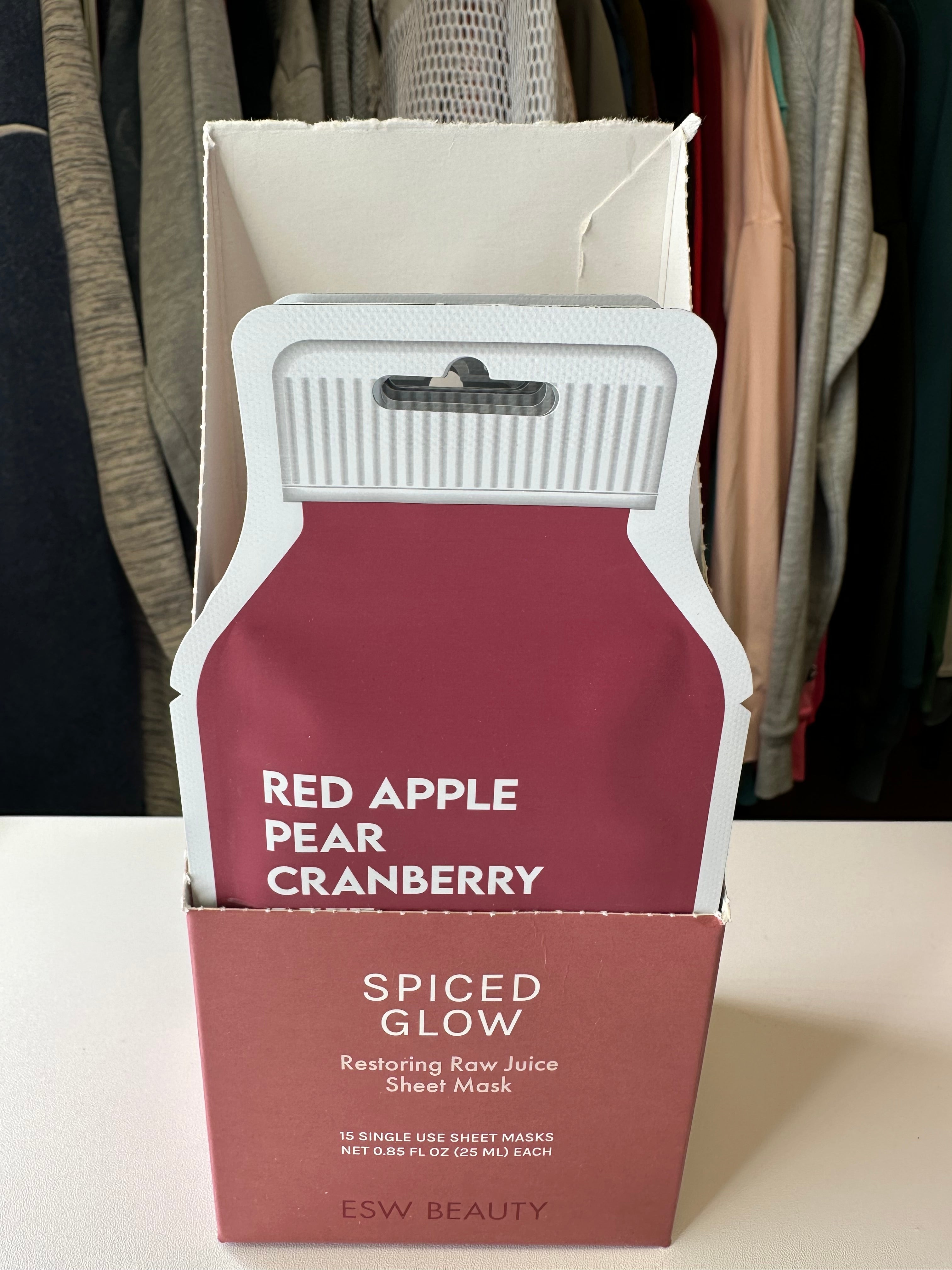 ESW Beauty Face Mask- Red Apple Pear Cranberry Beet