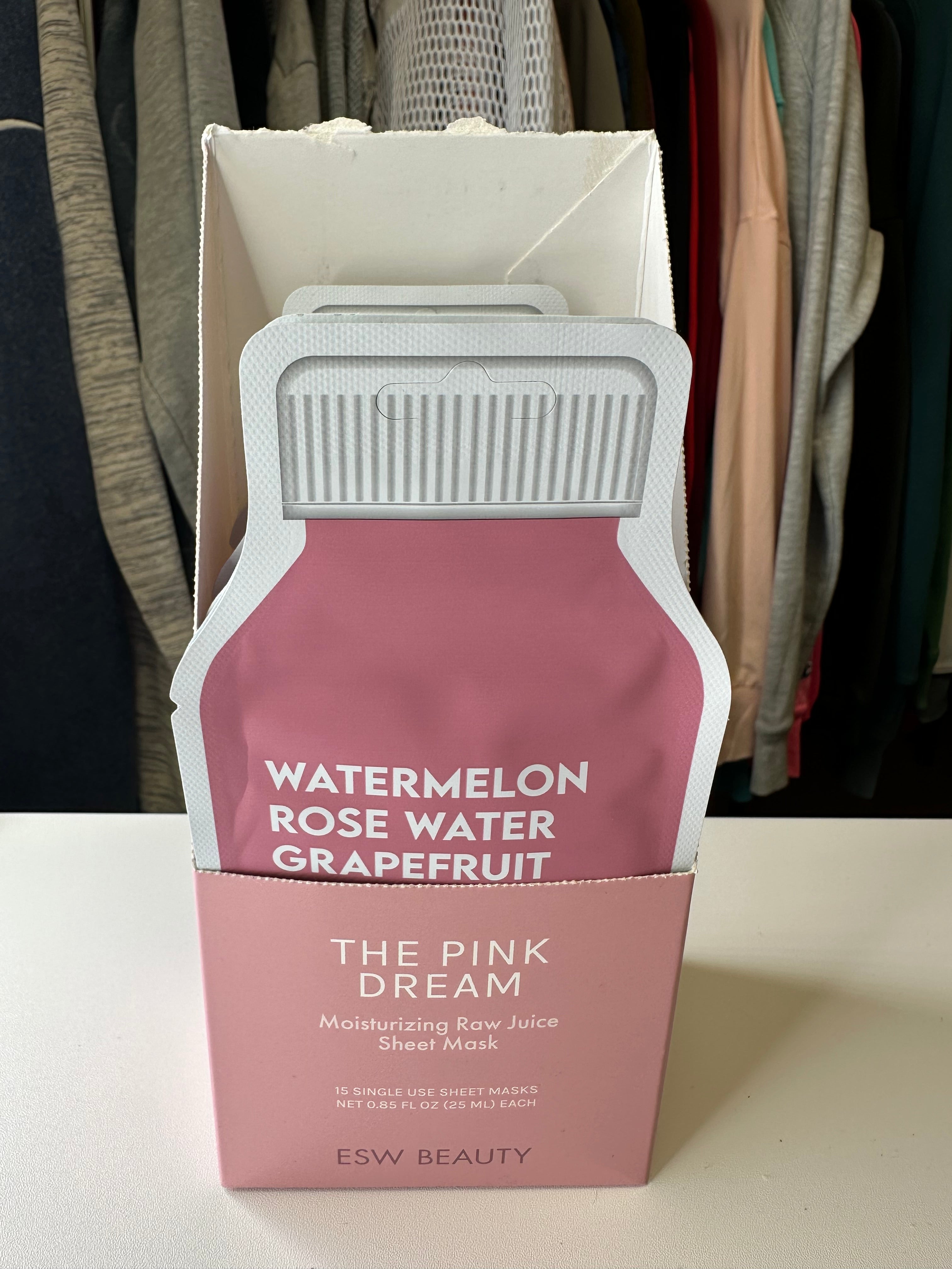 ESW Beauty Face Mask- Watermelon Rose Water Grapefruit