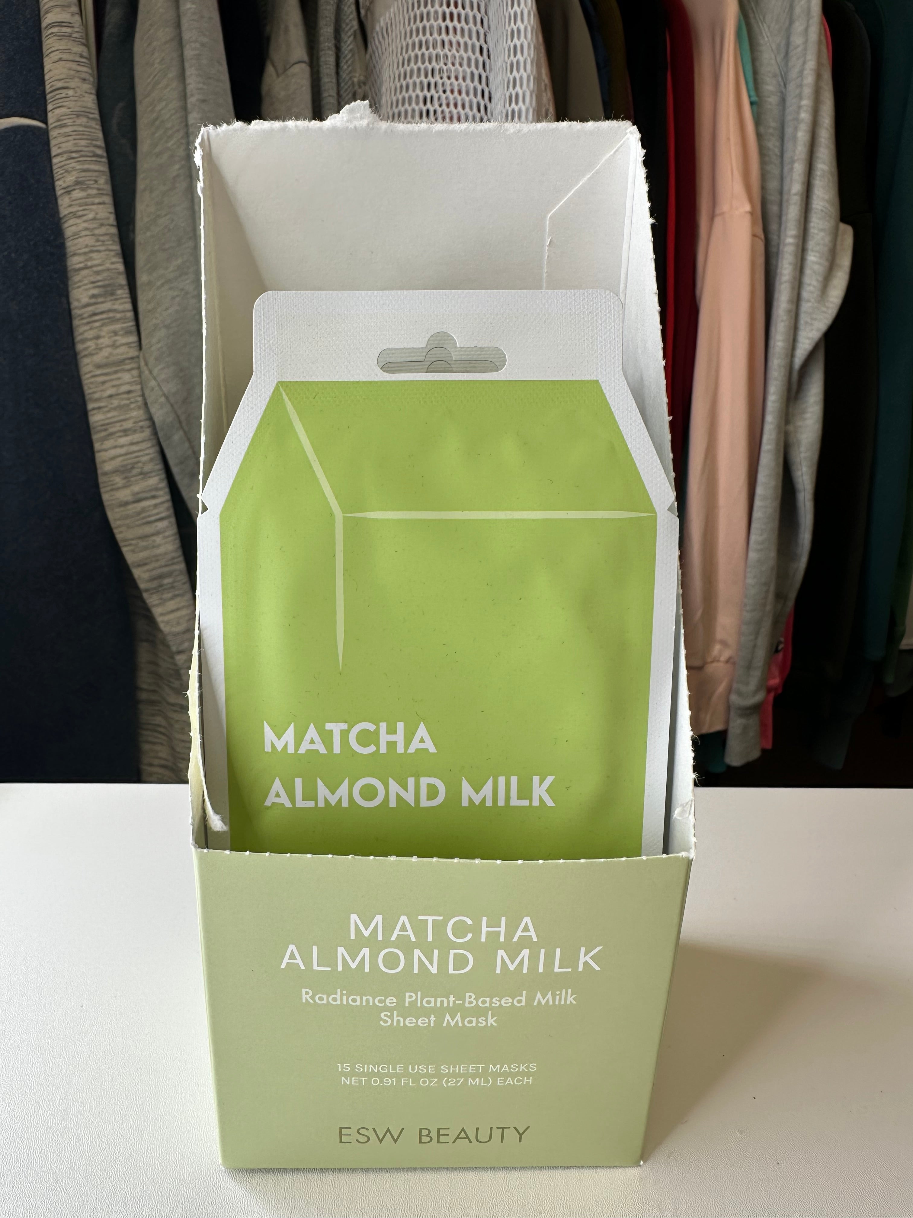 ESW Beauty Face Mask- Matcha Almond Milk