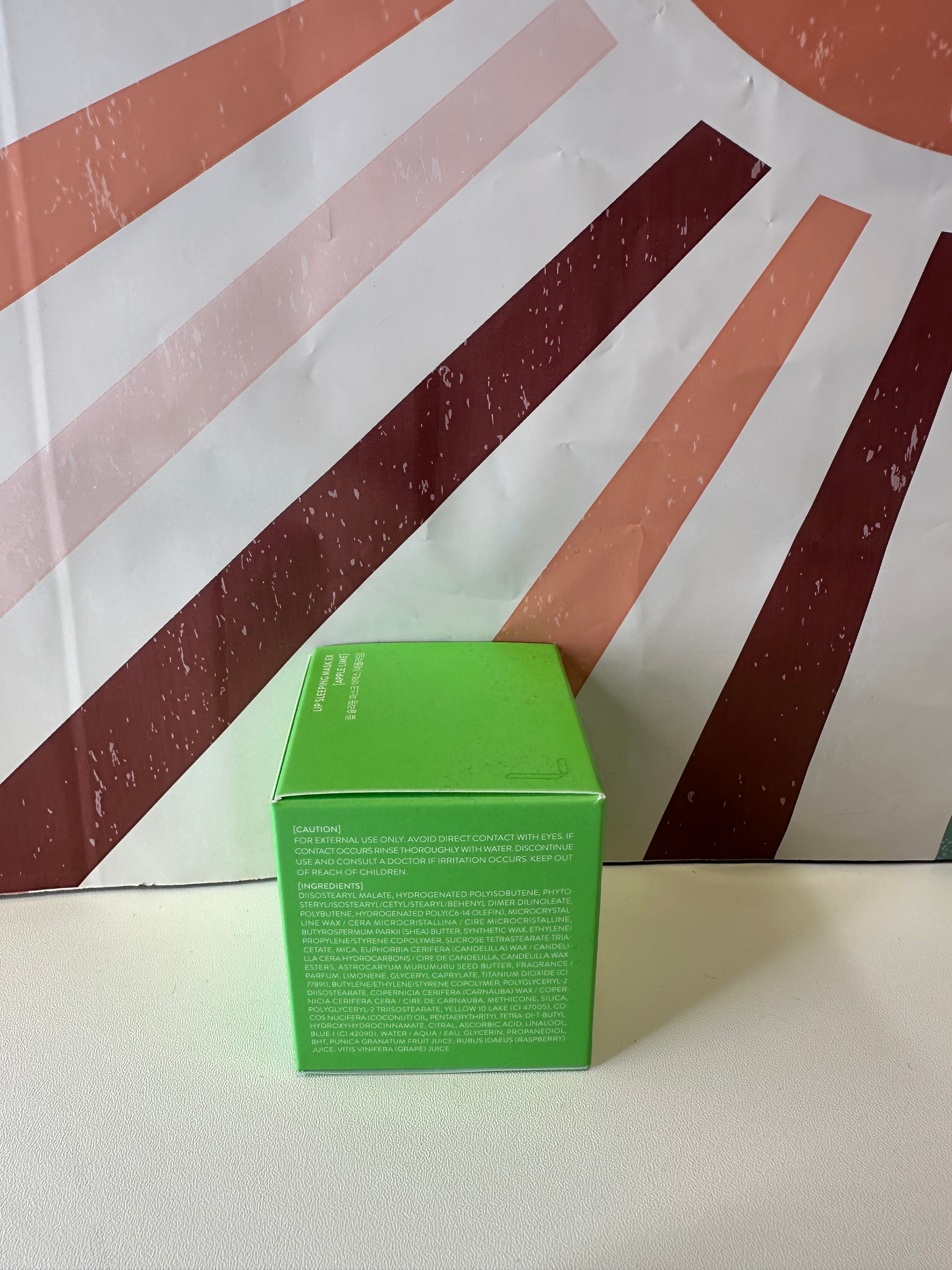 Laneige Lip Mask Apple Lime- Full-Size