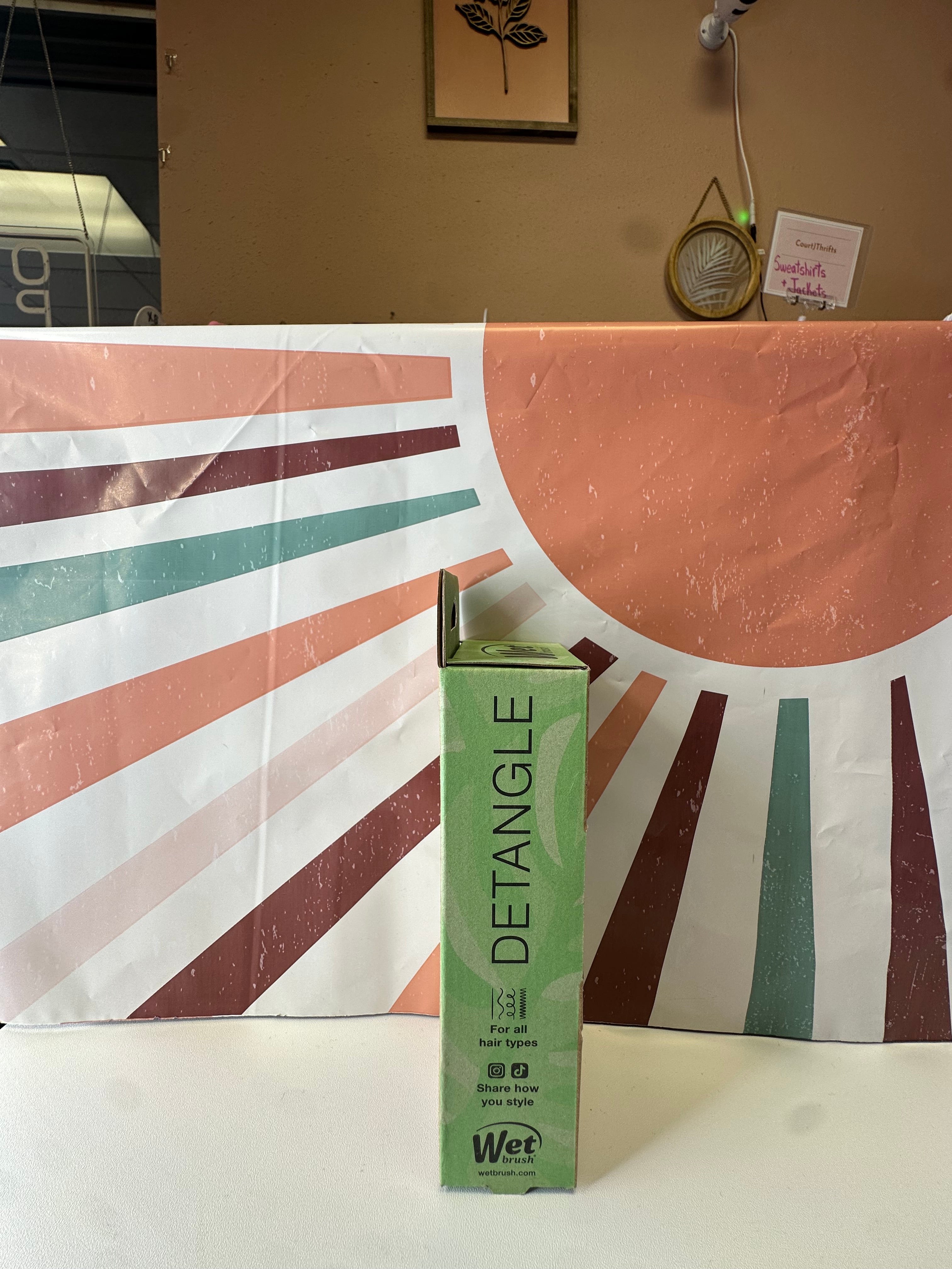 Wet Brush Detangler- Sage Green
