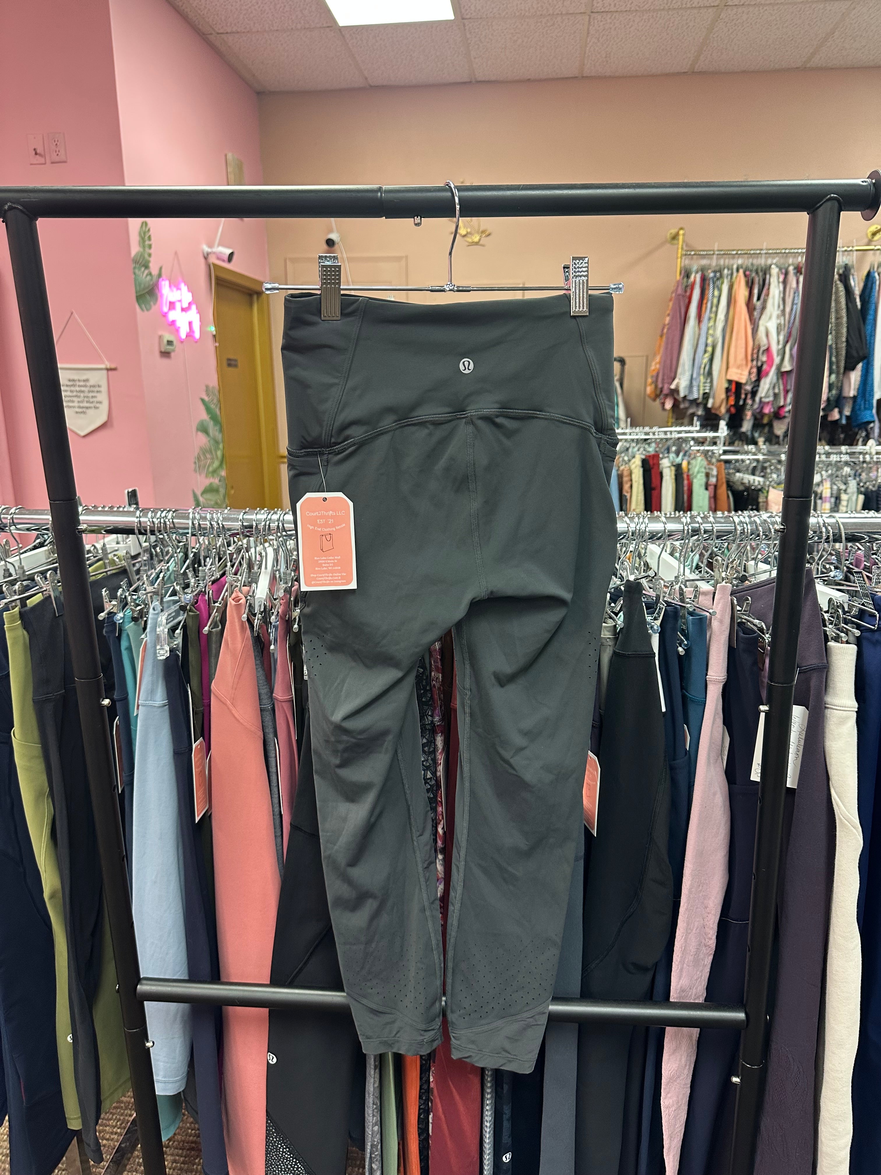 Lululemon Uncovered Strength High Rise Crop Size 4
